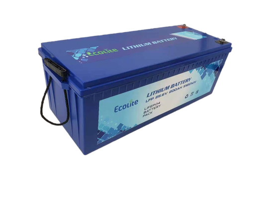 24V 200Ah LiFePO4 batteria al litio ciclo profondo per camper caravan barche case all'aperto