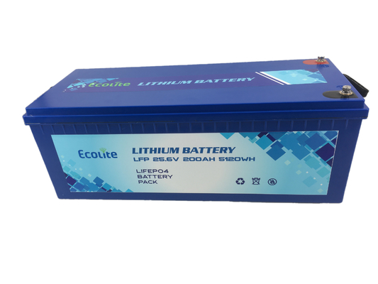 24V 200Ah LiFePO4 batteria al litio ciclo profondo per camper caravan barche case all'aperto