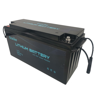 48V 20Ah LTO batteria al litio titanato pacchetto batteria leggera carica ad alta velocità