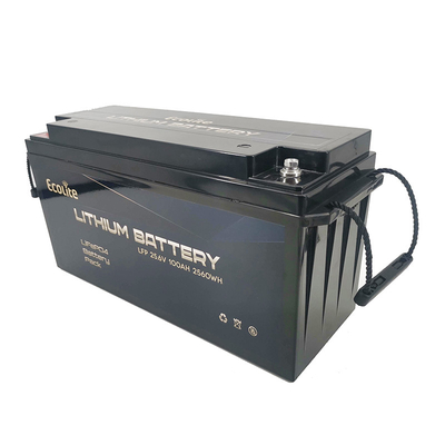 Batteria al litio PO4 a alta densità di carica veloce 25,6V 100Ah 2560Wh