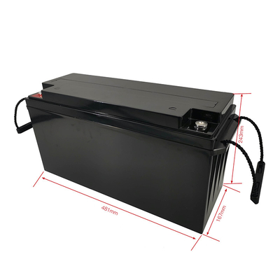 Batteria al litio PO4 a alta densità di carica veloce 25,6V 100Ah 2560Wh
