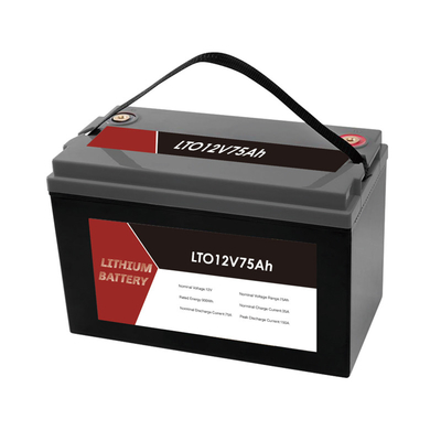12V 75Ah LTO Battery Pack per applicazioni RV marine con resistenza di 12mΩ
