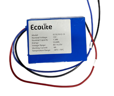 Pacchetto batterie LTO personalizzabili 12V 1.3Ah Long Cycle Lithium Titanate Batterie LTO