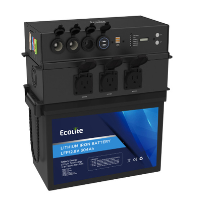 Batteria al litio portatile da 12,8V RV 300Ah 3840Wh Modalità di ricarica CC / CV