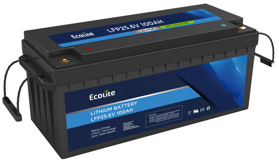 quality Sistema solare per uso domestico LifePO4 Batteria al litio con batterie BMS 25.6V 100Ah LFP factory