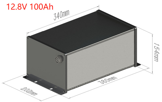 LiFePO4 12V 100Ah Solar Street Light Batteria al litio BMS MPPT tutto in uno