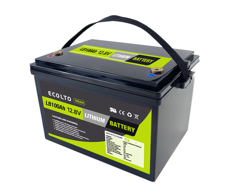 Corrente di carica massima 100A 12V 100Ah LiFePO4 Batteria al litio affidabile