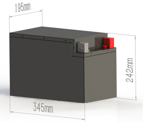 25.6V 100Ah Batteria per motociclistica carica veloce elettrica per due ruote e triciclo Batteria