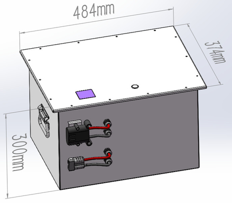 LFP72-100 76.8V 100Ah batteria LiFePO4 al litio ferro fosfato
