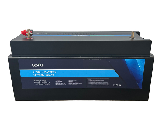 UN38.3 MSDS Marine LiFePO4 Batteria 12.8V 600Ah Per l'avvio di imbarcazioni marine