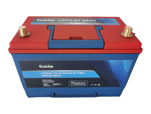LiFePO4 batteria al litio 12.8V 80Ah integrare BMS con ricarica rapida per auto Avvio