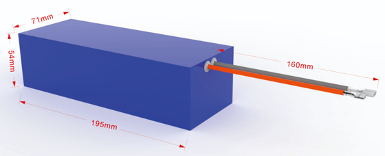 24V 2.6Ah Lithium Titanate LTO Battery Pack per sistemi di tracciamento solare integrare BMS