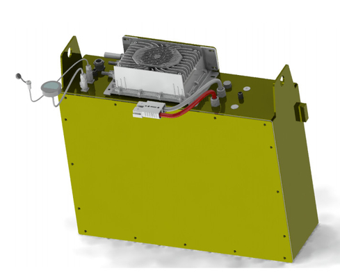 Batteria al litio per carrelli elevatori Anderson 25.6V 150Ah per carrelli elevatori con scatola di metallo BMS