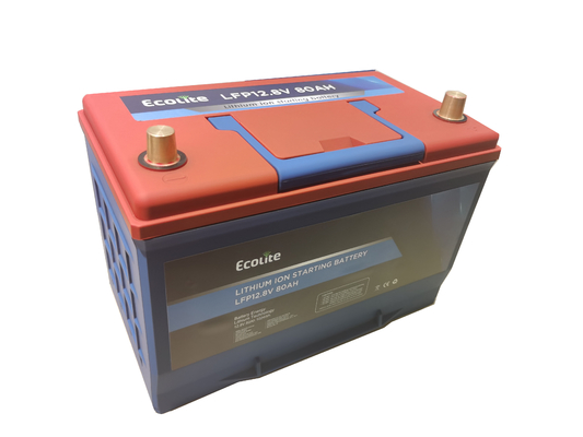 Automotive LiFePO4 Batteria di avvio auto a ferro di litio con ciclo profondo 1200CCA Batteria di avvio auto a litio 12,8V