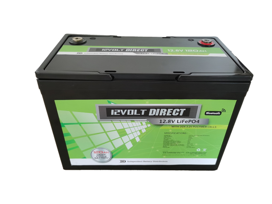 Immagazzinamento di energia ricaricabile per la casa Solar RV Marine 12V 100Ah 120Ah 200Ah LiFePO4 Batteria agli ioni di litio