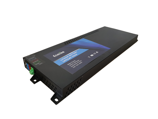 12.8V 110Ah LiFePO4 Slimline Batteria 1408Wh Batteria al litio BMS integrata per energia di riserva
