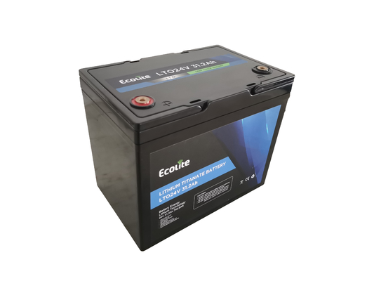 LTO ad alta energia 24V 31,2Ah batteria al litio titanato ciclo di vita 10000 per scarica a bassa temperatura