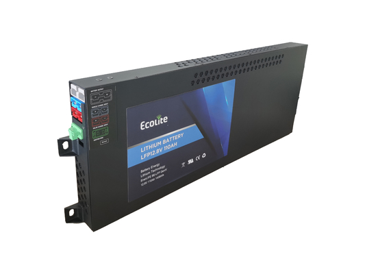 Batteria LiFePO4 leggera 12V 110Ah con display LED