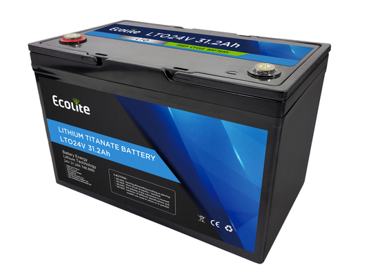 Ecolite Long Cycle Life>10000 24V 31,2Ah Lithium Titanate LTO Battery Pack