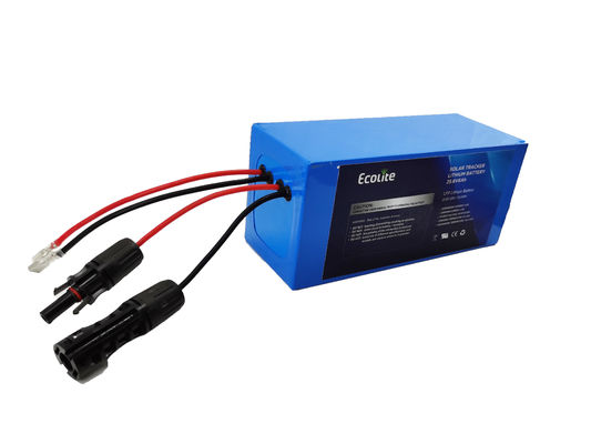 ECOLFP2404 batteria di monitoraggio solare LiFePO4 6Ah 24V con gamma di alte temperature