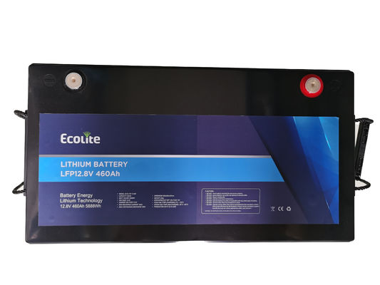 Batteria al litio LiFePO4 per camper da 12,8 V 460 Ah leggera e personalizzata con BMS integrato
